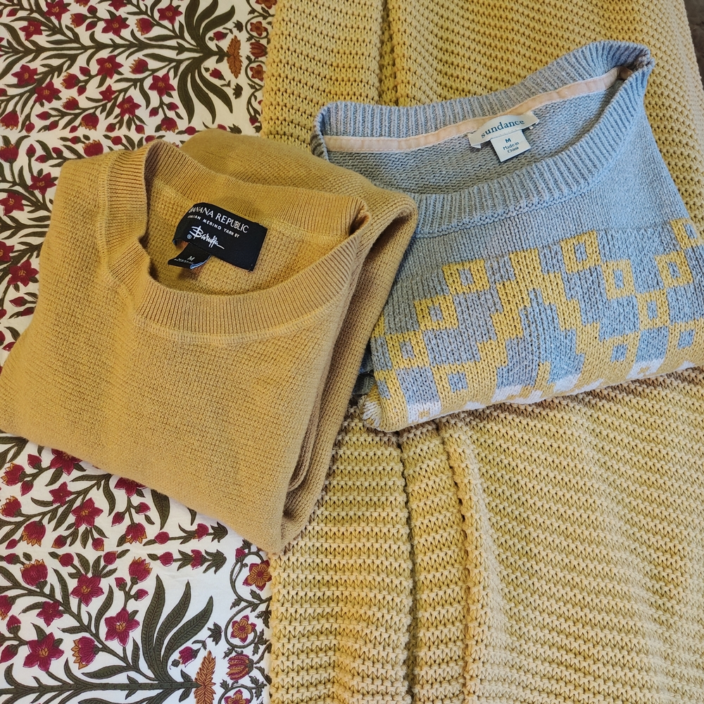 Two Sweaters, Banana Republic & Sundance